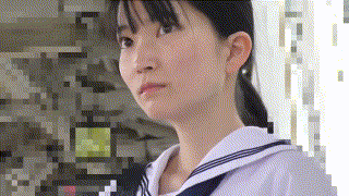 y021【白セーラー紺リボンちゃん 21】伊織ひなの エロGIF 2